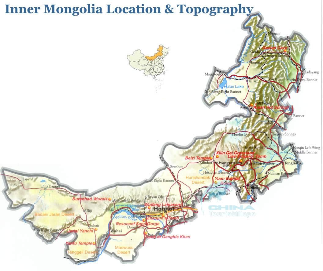 Mongolia hartă