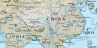 Mongol platou localizare pe harta
