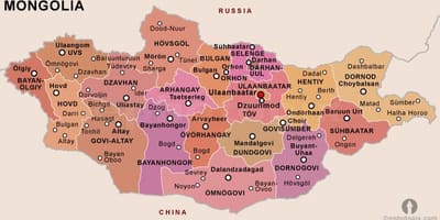 Lao dacă Mongolia politice 