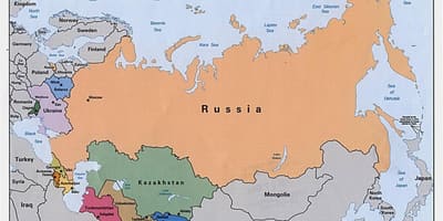 Harta de rusia, Mongolia